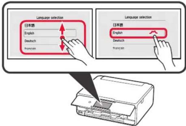 CANON Pixma TS8000 - Removing Packing Materials/Turning on the Printer - 6