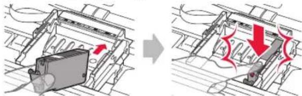 CANON Pixma TS8000 - Εγκατάσταση του Δοχείου μελάνης - 6