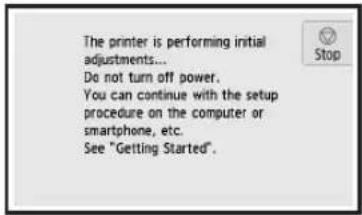 CANON Pixma TS8000 - Jos seuraava näyttö tulee näkyviin, jatka seuraavalta sivulta. - 1