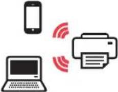 CANON Pixma TS8000 - Tulostimen yhteydenluontitavan valinta - 2