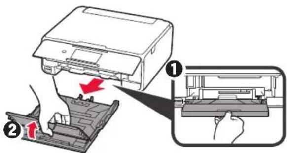 CANON Pixma TS8000 - Carga de papel y alineación del cabezal de impresión - 3
