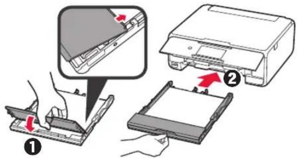 CANON Pixma TS8000 - Legge inn papir/justere skrivehodet - 6