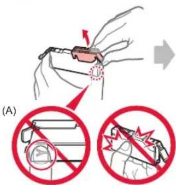 CANON Pixma TS8000 - Instalación del depósito de tinta - 4