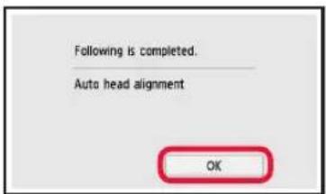 CANON Pixma TS8000 - llægning af papir/justering af printhoved - 10