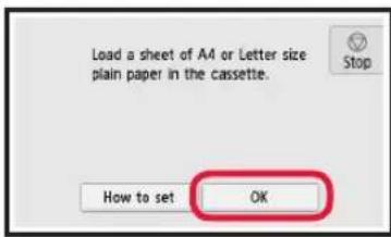 CANON Pixma TS8000 - Fylla på papper/justera skrivhuvudet - 7