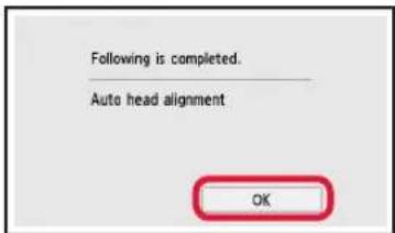 CANON Pixma TS8000 - Loading Paper / Aligning the Print Head - 11