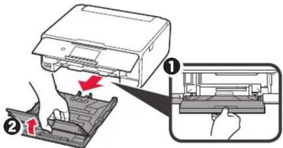 CANON Pixma TS8000 - Τοποθέτηση χαρτιού / Ευθυγράμμιση για την Κεφαλή εκτύπωσης - 3