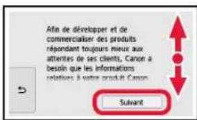 CANON Pixma TS8000 - Retrait des matériaux d'emballage / Mise sous tension de l'imprimante - 7