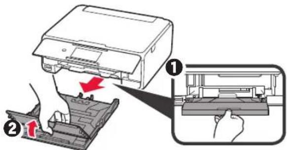 CANON Pixma TS8000 - Caricamento della carta / Allineamento della testina di stampa - 3