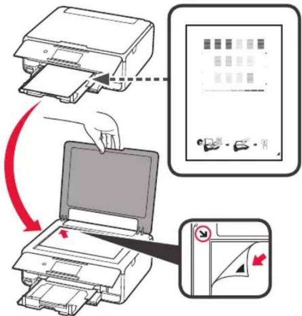 CANON Pixma TS8000 - Τοποθέτηση χαρτιού / Ευθυγράμμιση για την Κεφαλή εκτύπωσης - 9