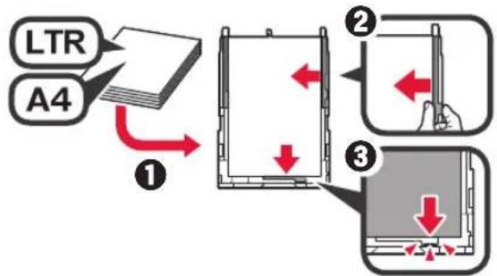 CANON Pixma TS8000 - llægning af papir/justering af printhoved - 5