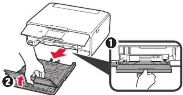 CANON Pixma TS8000 - Paperin lisääminen / tulostuspään kohdistus - 3
