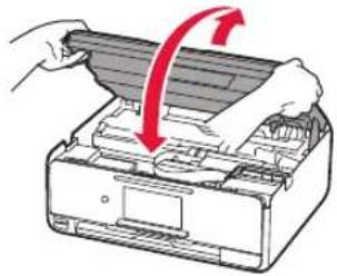 CANON Pixma TS8000 - Remoción de los materiales de empaquetado y encendido de la impresora - 4