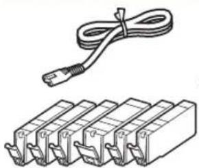 CANON Pixma TS8000 - Kontrollera medföljande delar - 1