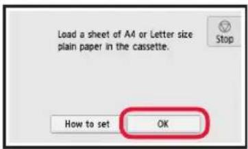 CANON Pixma TS8000 - Papier plaatsen / de printkop uitlijnen - 6