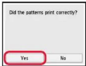 CANON Pixma TS6000 - llægning af papir/justering af printhoved - 5