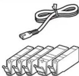 CANON Pixma TS6000 - Kontroller medfolgendekomponenter - 1