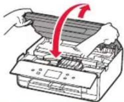 CANON Pixma TS6000 - Removendo os materiais de embalagem/ligando a impressora - 18