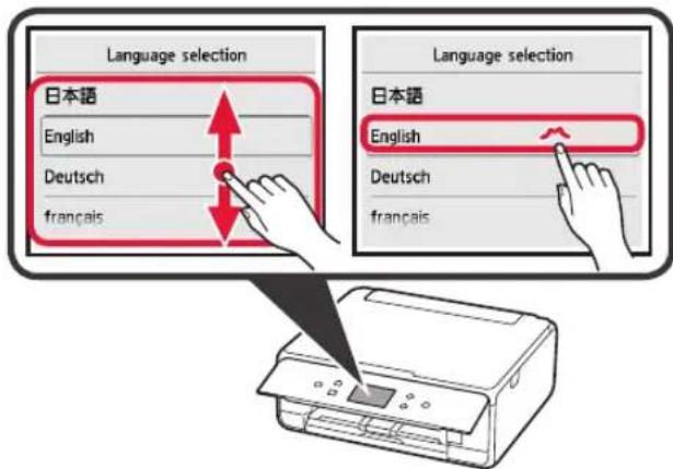 CANON Pixma TS6000 - Verpakkingsmaterial verwijderen/de printer inschakelen - 6