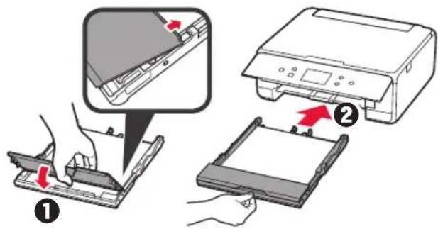 CANON Pixma TS6000 - Chargement du papier / Alignment de la tete d'impression - 6