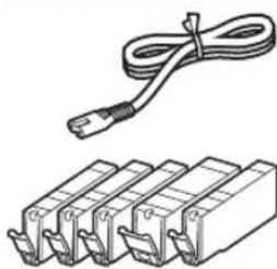 CANON Pixma TS6000 - Kontrollera medfoljande delar - 1