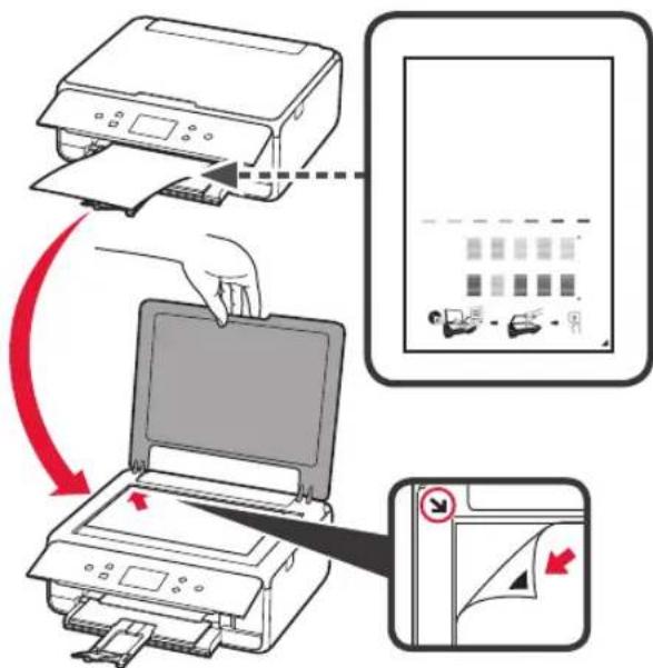 CANON Pixma TS6000 - Carga de papel y alineación del cuestion de impresión - 10
