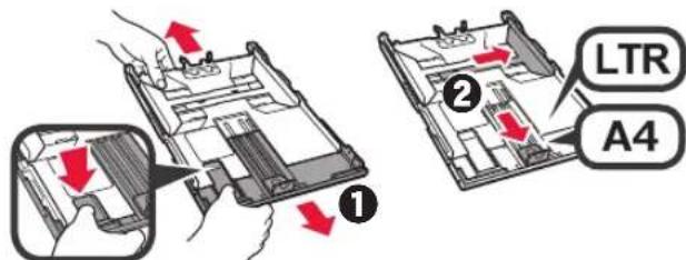 CANON Pixma TS6000 - Carga de papel y alineación del cuestion de impresión - 4