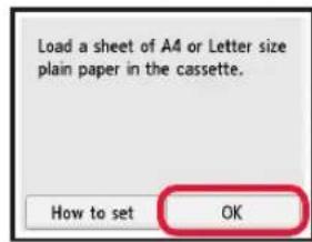 CANON Pixma TS6000 - Legge inn papir/justere skrivehodet - 5