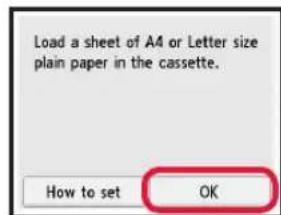 CANON Pixma TS6000 - Einlagen von Papier/Ausrichten des Druckkopfs - 8