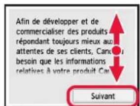 CANON Pixma TS6000 - Retrait des matériaux d'emballage / Mise sous tension de l'imprimante - 7
