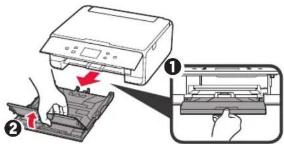 CANON Pixma TS6000 - Paperin lisääminen / tulostuspään kohdistus - 3