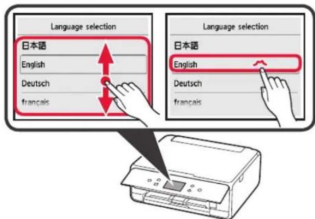 CANON Pixma TS6000 - Retrait des matériaux d'emballage / Mise sous tension de l'imprimante - 6