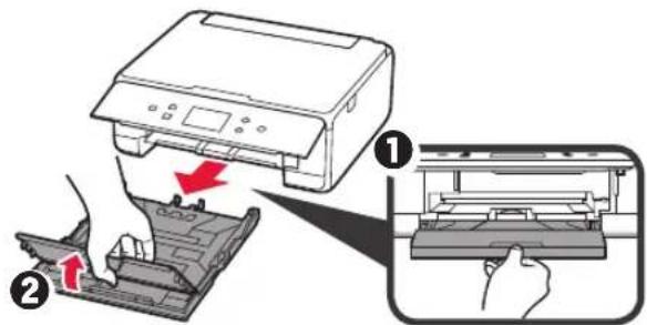 CANON Pixma TS6000 - Carga de papel y alineación del cuestion de impresión - 3