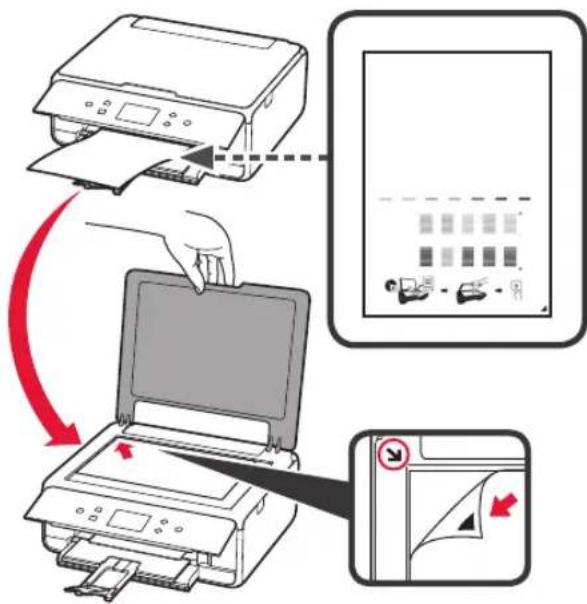 CANON Pixma TS6000 - llægning af papir/justering af printhoved - 6