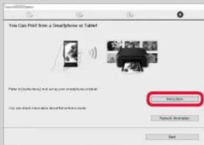 CANON Pixma TS6000 - Clique em Iniciar configuraçao (Start Setup). - 1
