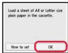 CANON Pixma TS6000 - Paperin lisääminen / tulostuspään kohdistus - 8
