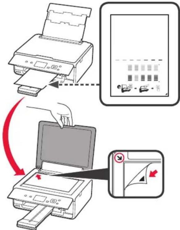 CANON Pixma TS5000 - Einlagen von Papier/Ausrichten des Druckkopfs - 11