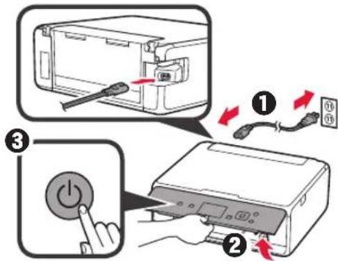 CANON Pixma TS5000 - Entfernen des Verpackungsmaterials/ Anschalten des Druckers - 5