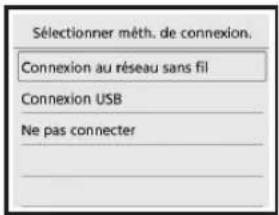 CANON Pixma TS5000 - Selection d'une méthode de connexion à l'imprimante - 1