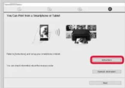 CANON Pixma TS5000 - Click Start Setup. - 2