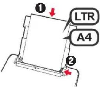 CANON Pixma TS5000 - Caricamento della carta / Allineamento della testina di stampa - 5