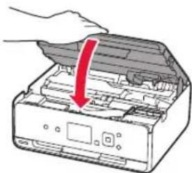 CANON Pixma TS5000 - Retrait des matériaux d'emballage / Mise sous tension de l'imprimante - 4