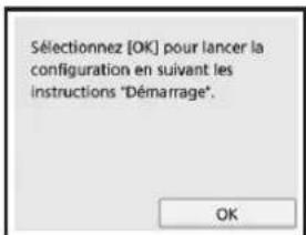 CANON Pixma TS5000 - Retrait des matériaux d'emballage / Mise sous tension de l'imprimante - 10