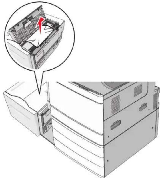 LEXMARK C950 - Bourrage papier sous la capot supérieur - 3