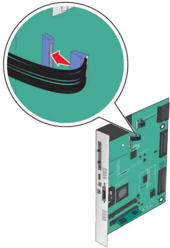 LEXMARK C950 - Installation d'un port Internal Solutions Port - 6