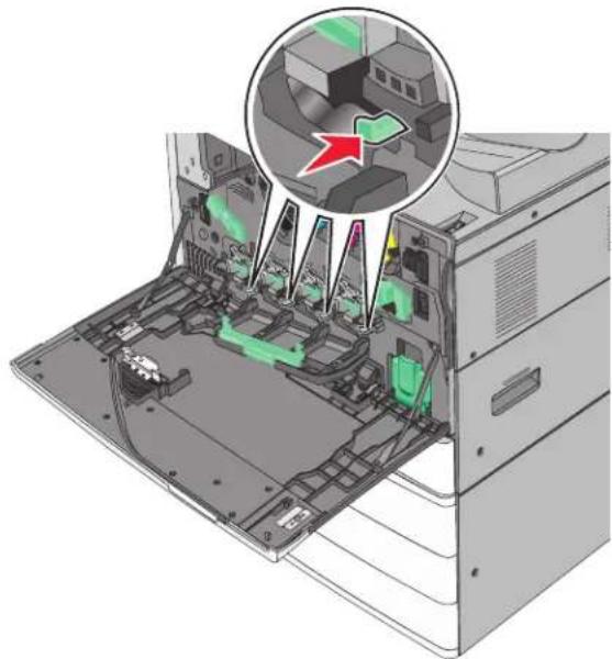 LEXMARK C950 - Remplacement de la bouteille de récapération de toner - 8
