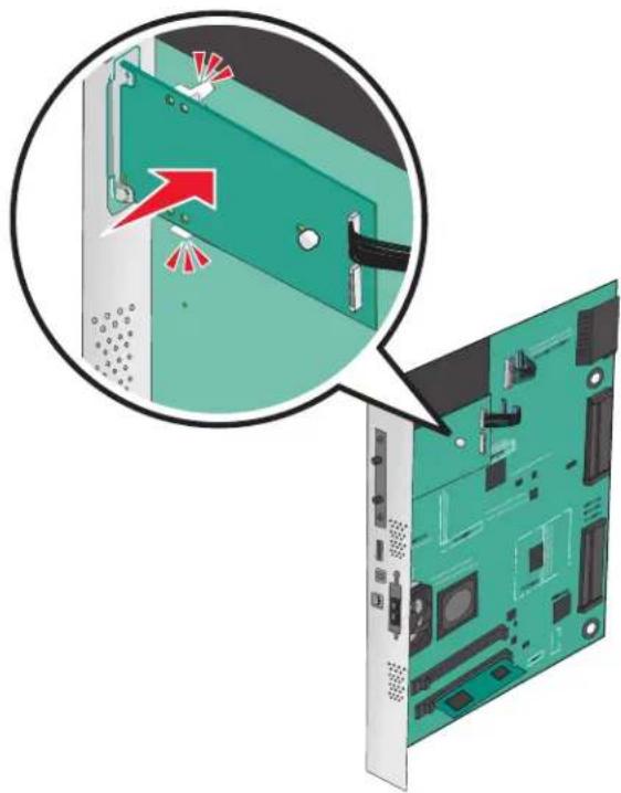 LEXMARK C950 - Installation d'un port Internal Solutions Port - 5