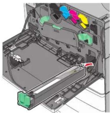 LEXMARK C950 - Remplacement de la bouteille de récapération de toner - 4