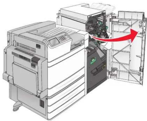 LEXMARK C950 - Bourrage derrière la porte G - 1