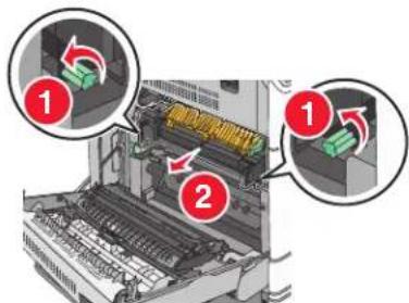 LEXMARK C950 - Bourrage derrière la porte A - 2